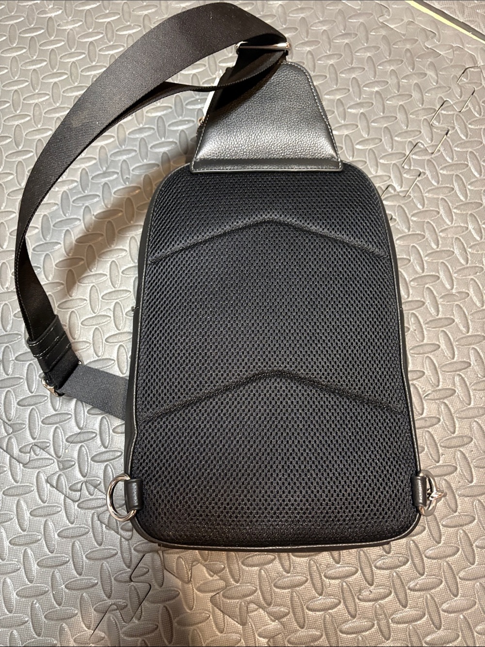 Coach Black Pebbled Leather Crossbody Sling - Picture 3 of 6